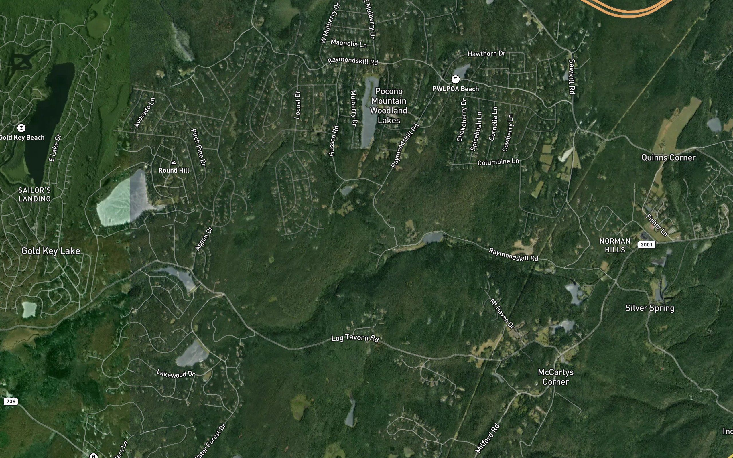 Pocono Woodland Lake
