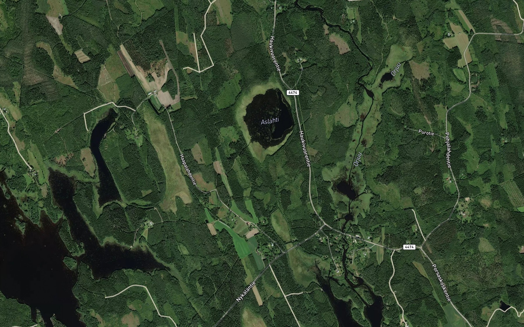Satellite map of the Uitin