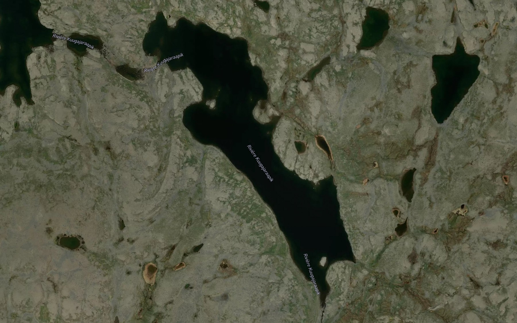 Satellite map of the Lac Isiuralittaalik
