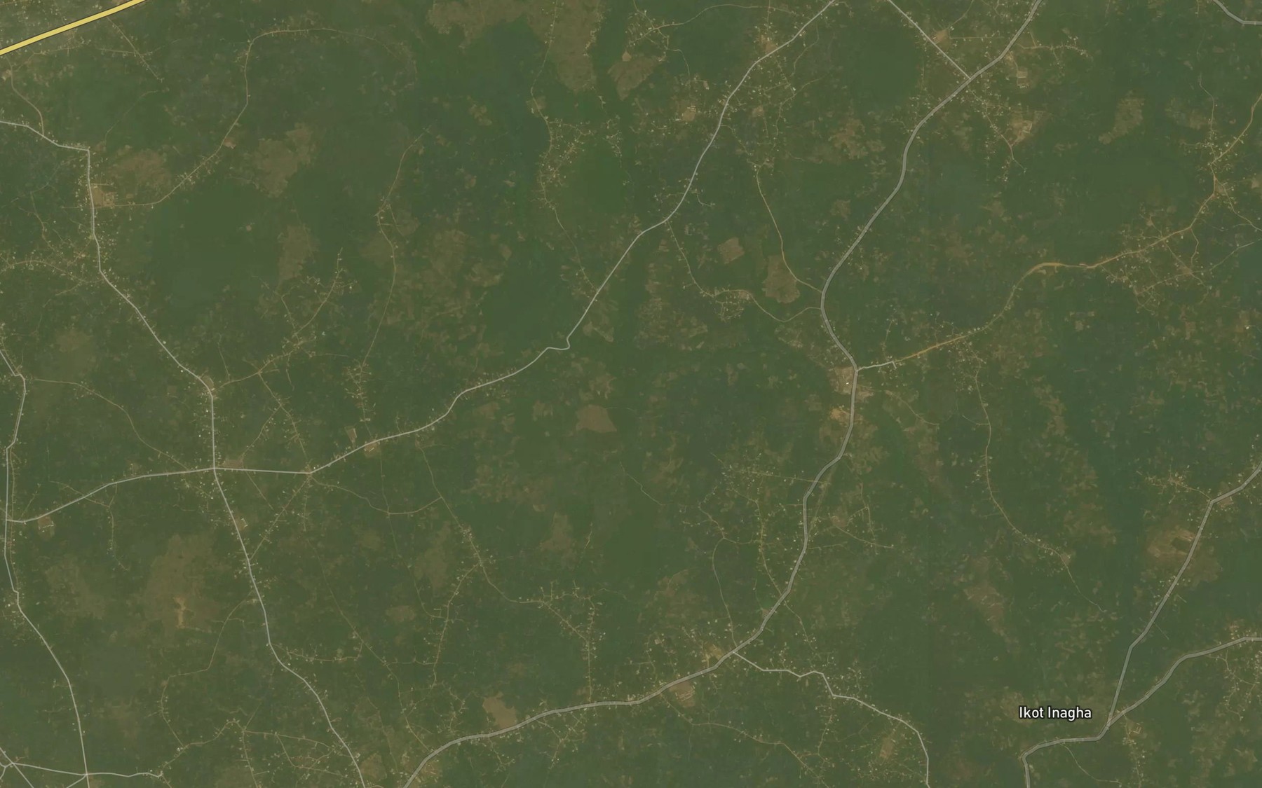 Satellite map of the River Nsisit