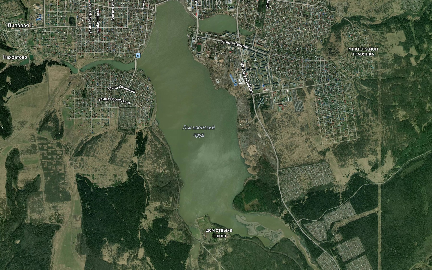 Satellite map of the Prud Lys'venskiy