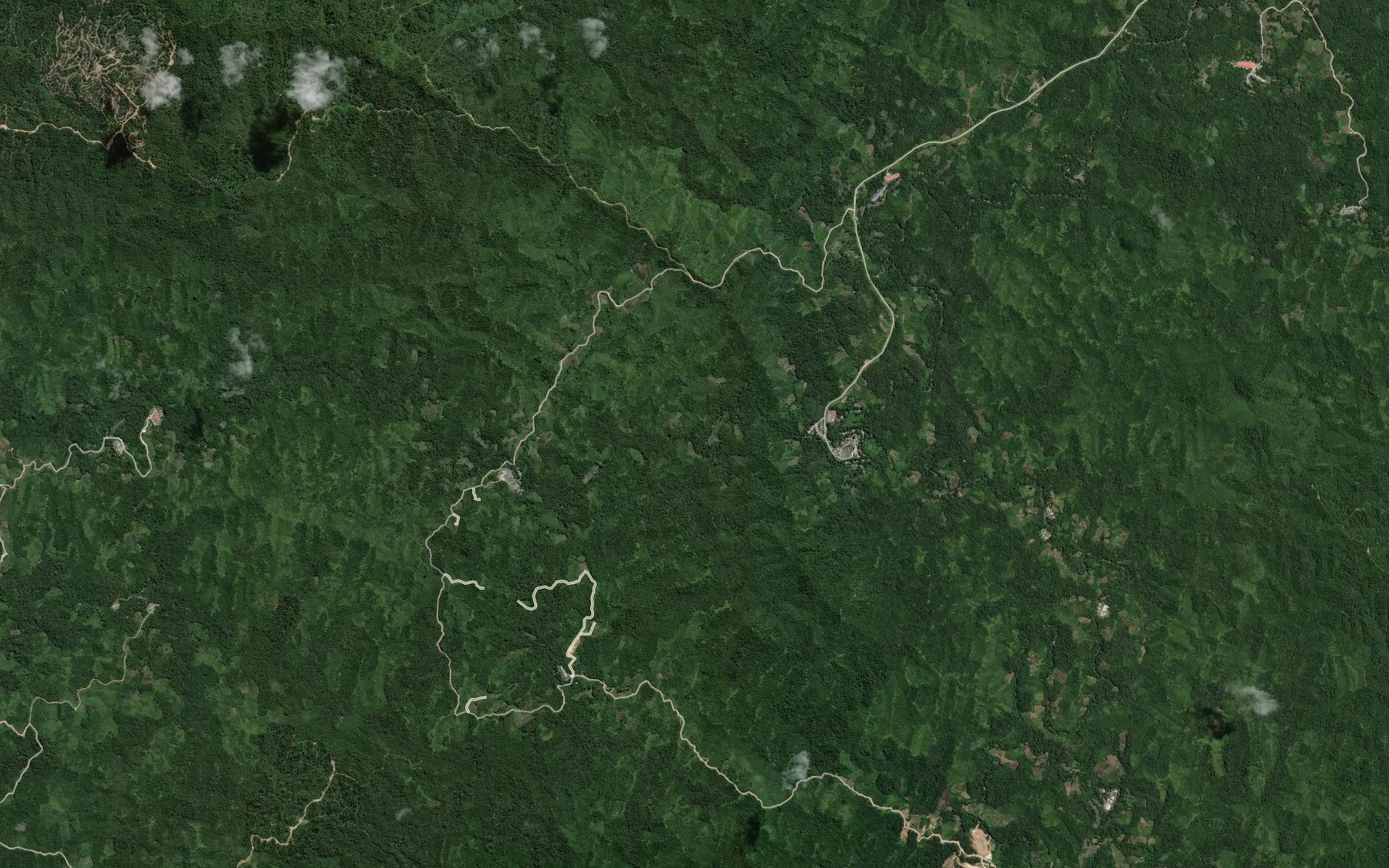 Satellite map of the Sungai Gagah