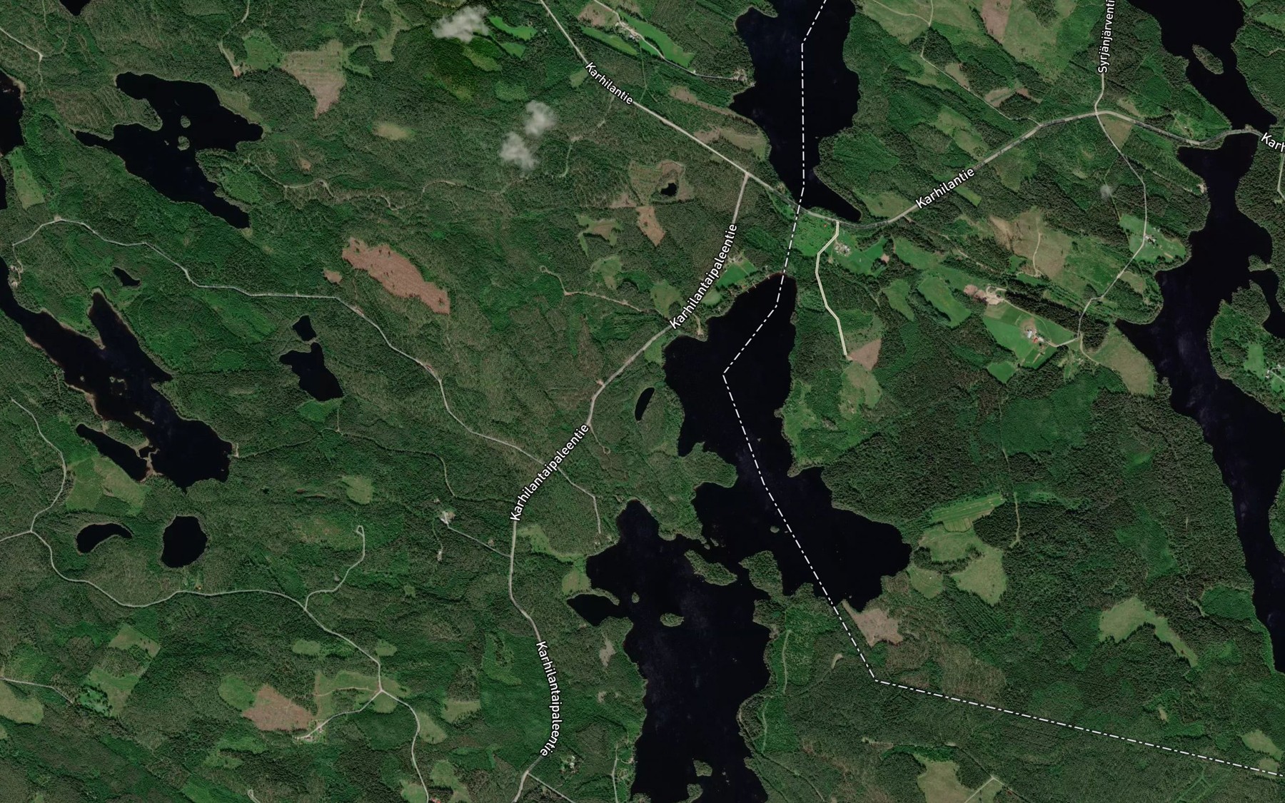 Satellite map of the Sarkipuro