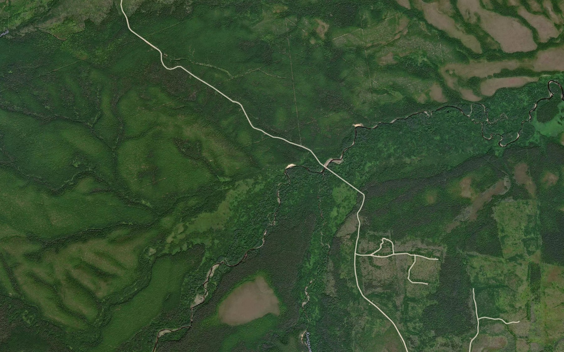 Satellite map of the Sifon