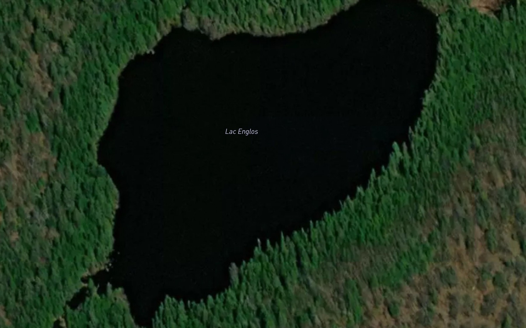 Satellite map of the Lac Englos
