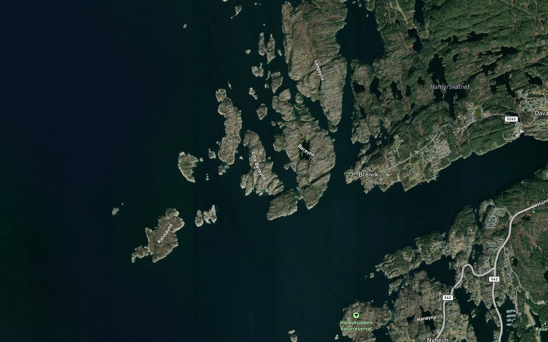 Satellite map of the Boroypollen