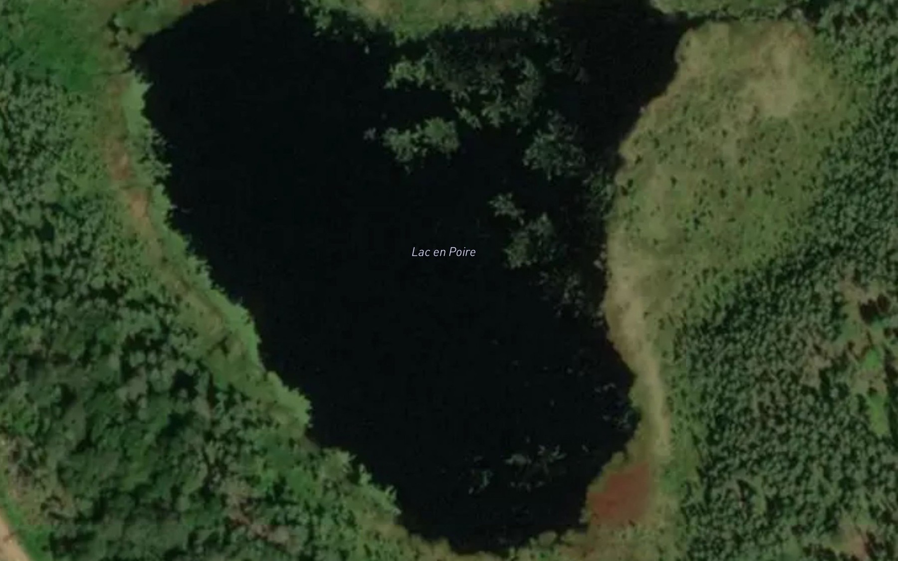 Satellite map of the Lac en Poire