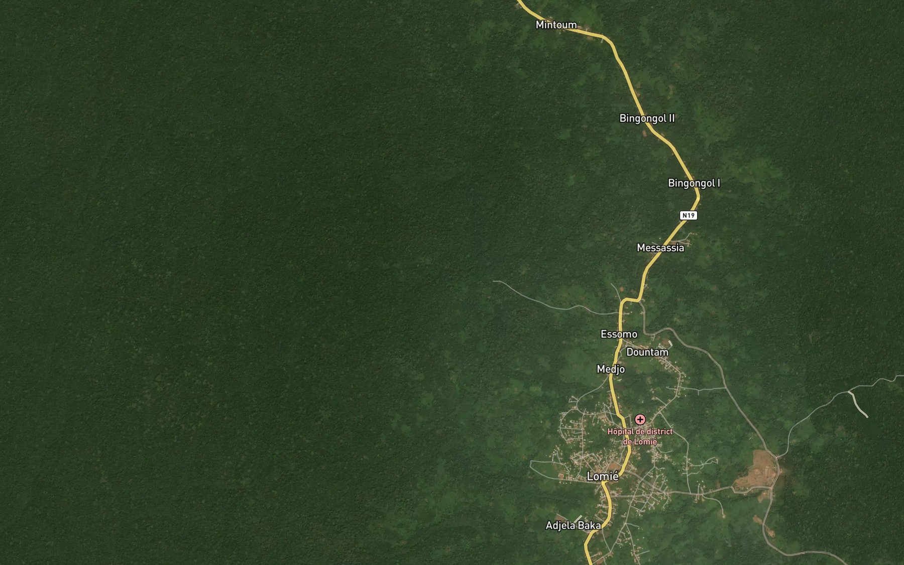 Satellite map of the Awolowolo