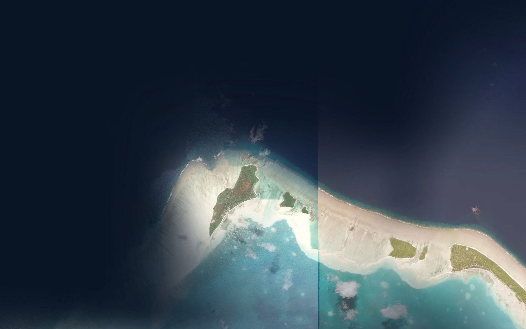 Satellite map of the Oceanside Fish Traps