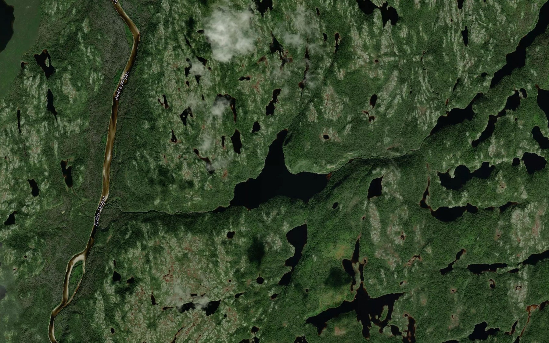 Satellite map of the Lac Mantuihahkutshiu