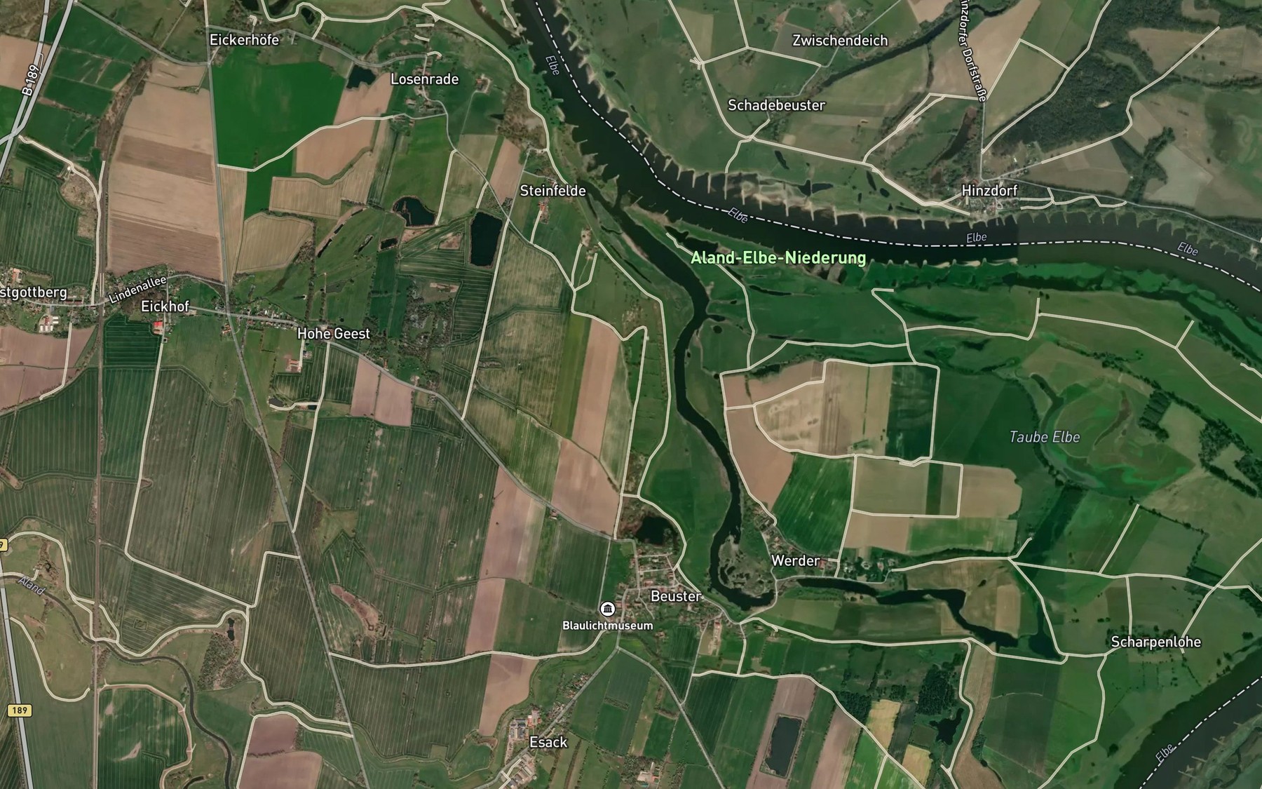 Satellite map of the Grosses Wehl