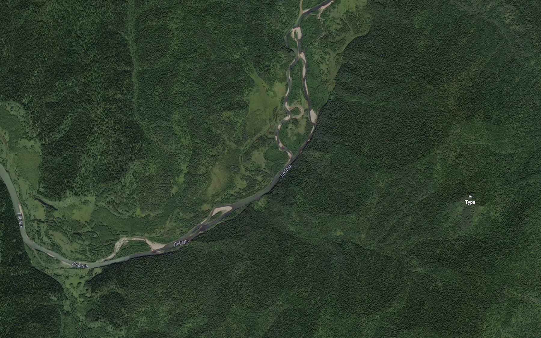 Satellite map of the Atla
