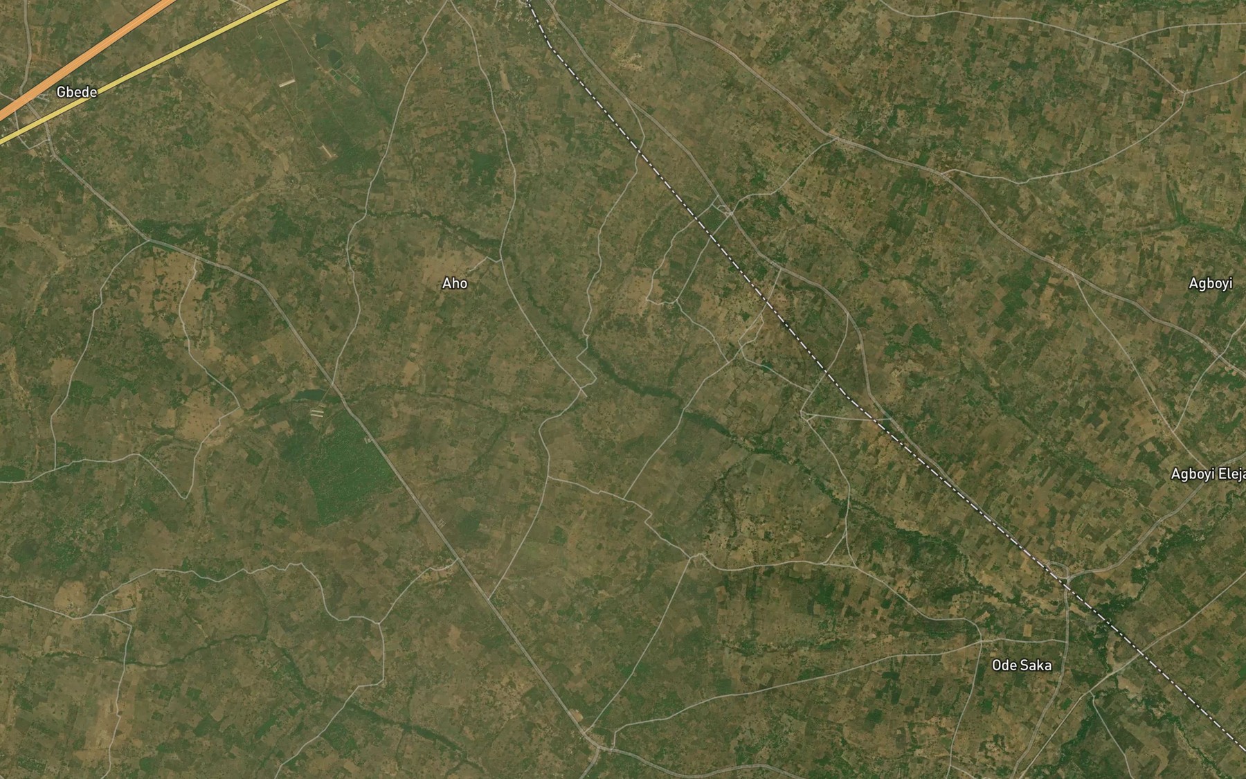 Satellite map of the River Afidiwo