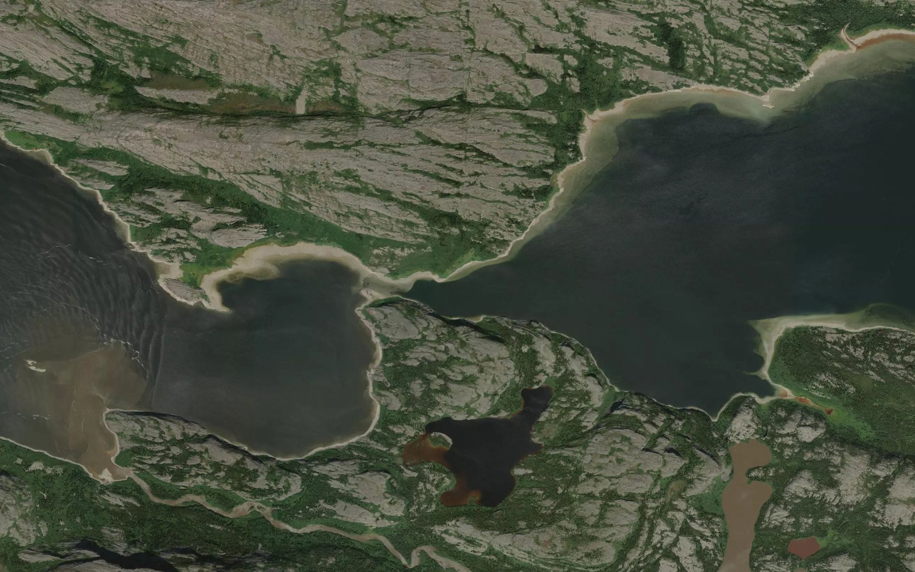 Satellite map of the Passe Qurngu