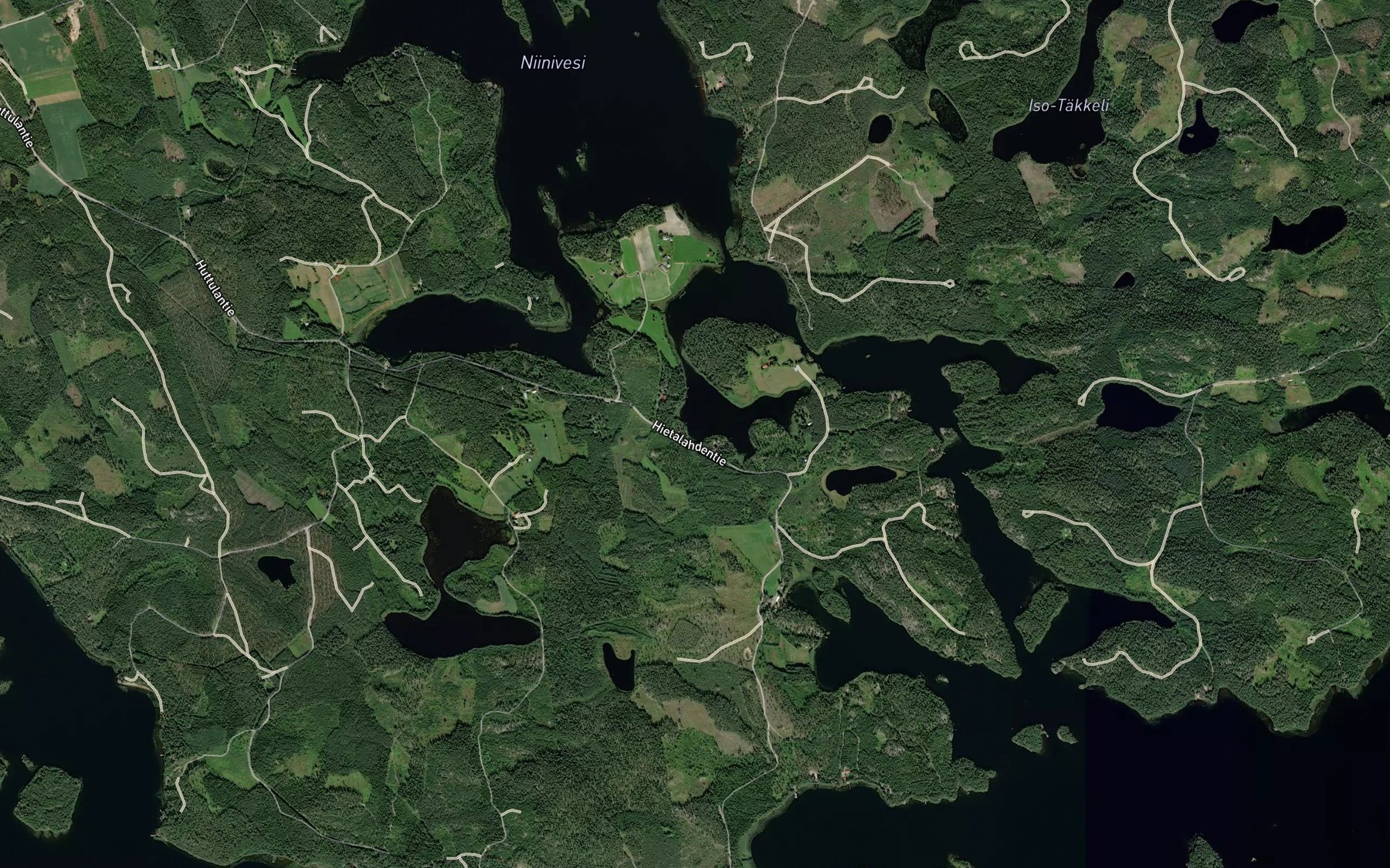 Satellite map of the Syvalahti