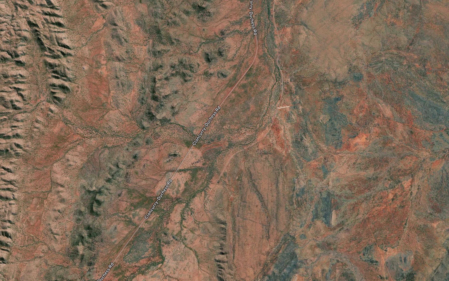 Satellite map of the Stony Creek