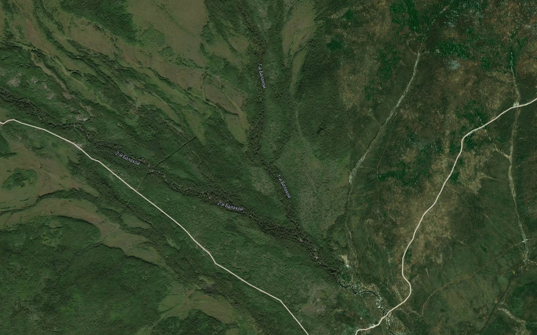 Satellite map of the Spokoynyy