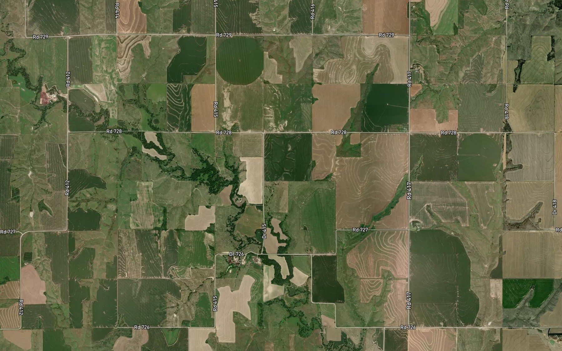 Satellite map of the Gross Reservoir Number 2