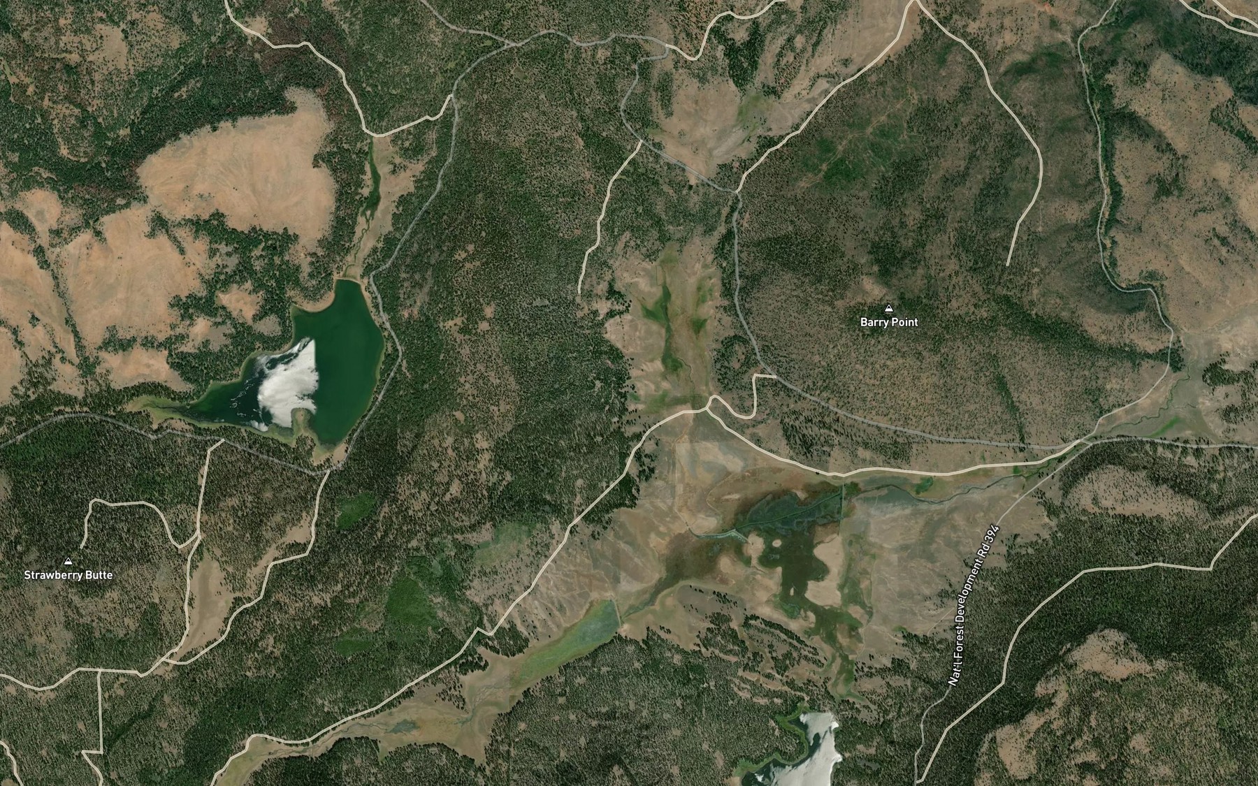 Satellite map of the Kenny Spring