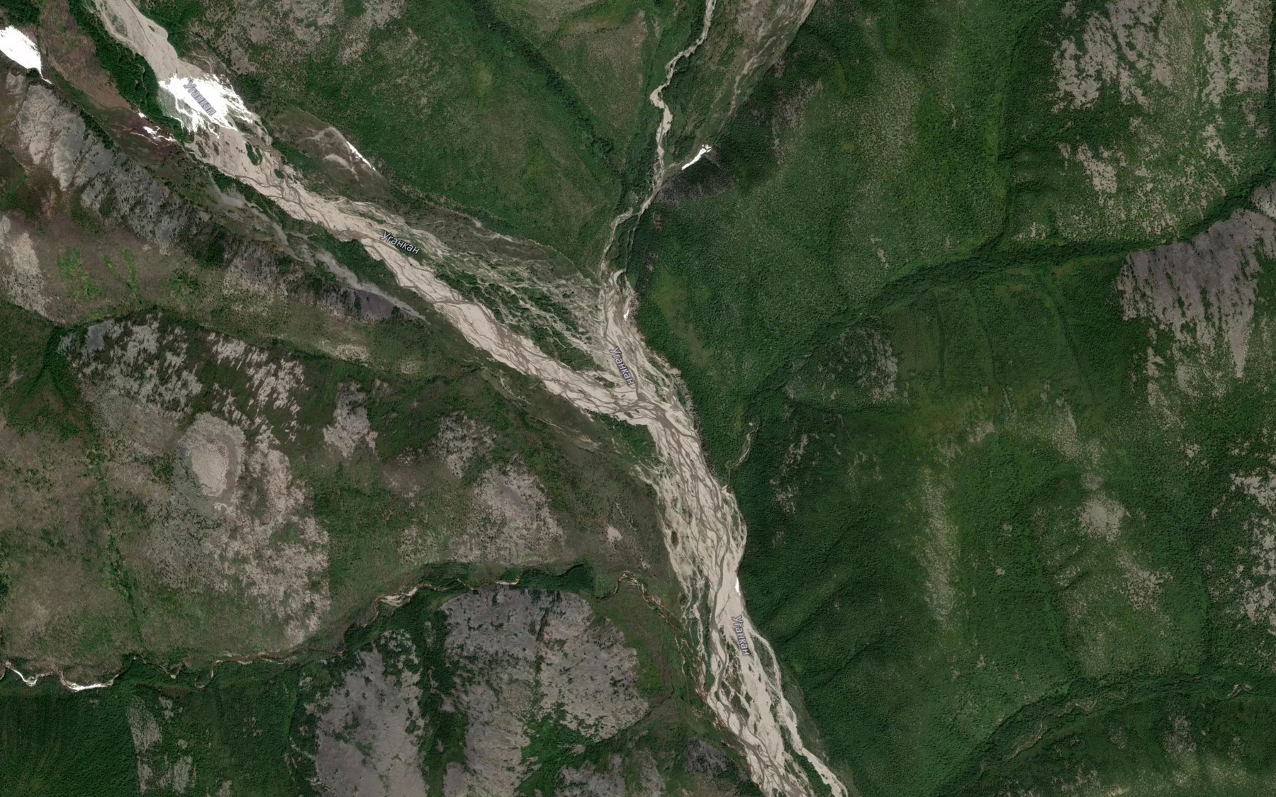 Satellite map of the Chistyy