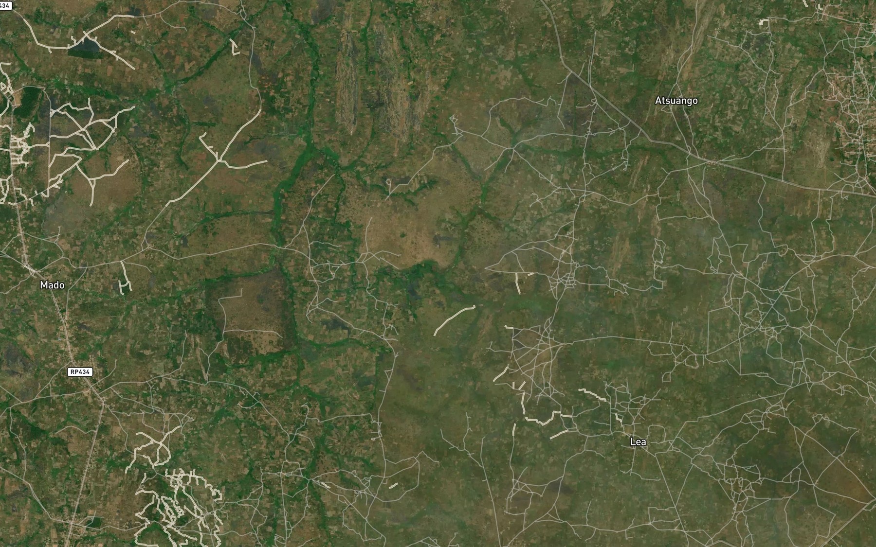 Satellite map of the Ebunasi