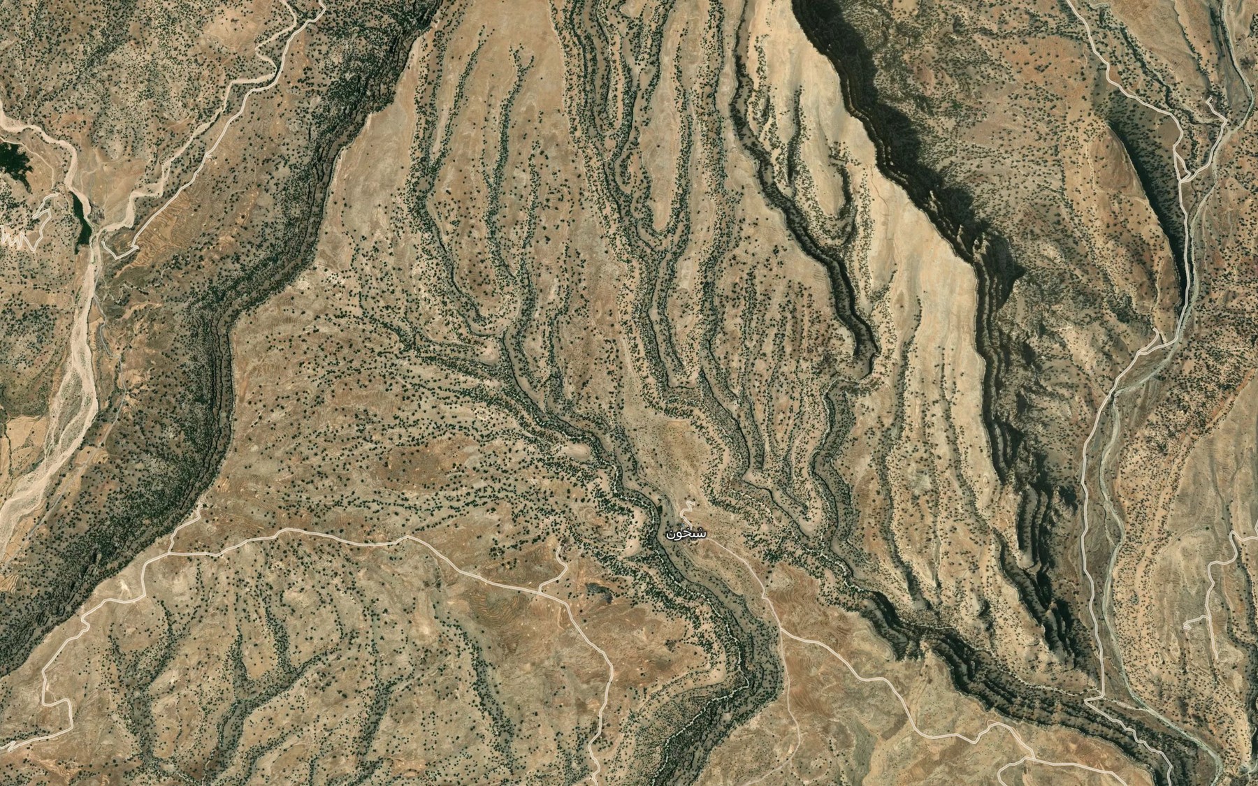 Satellite map of the Cheshmeh-ye Ab-e Leyla