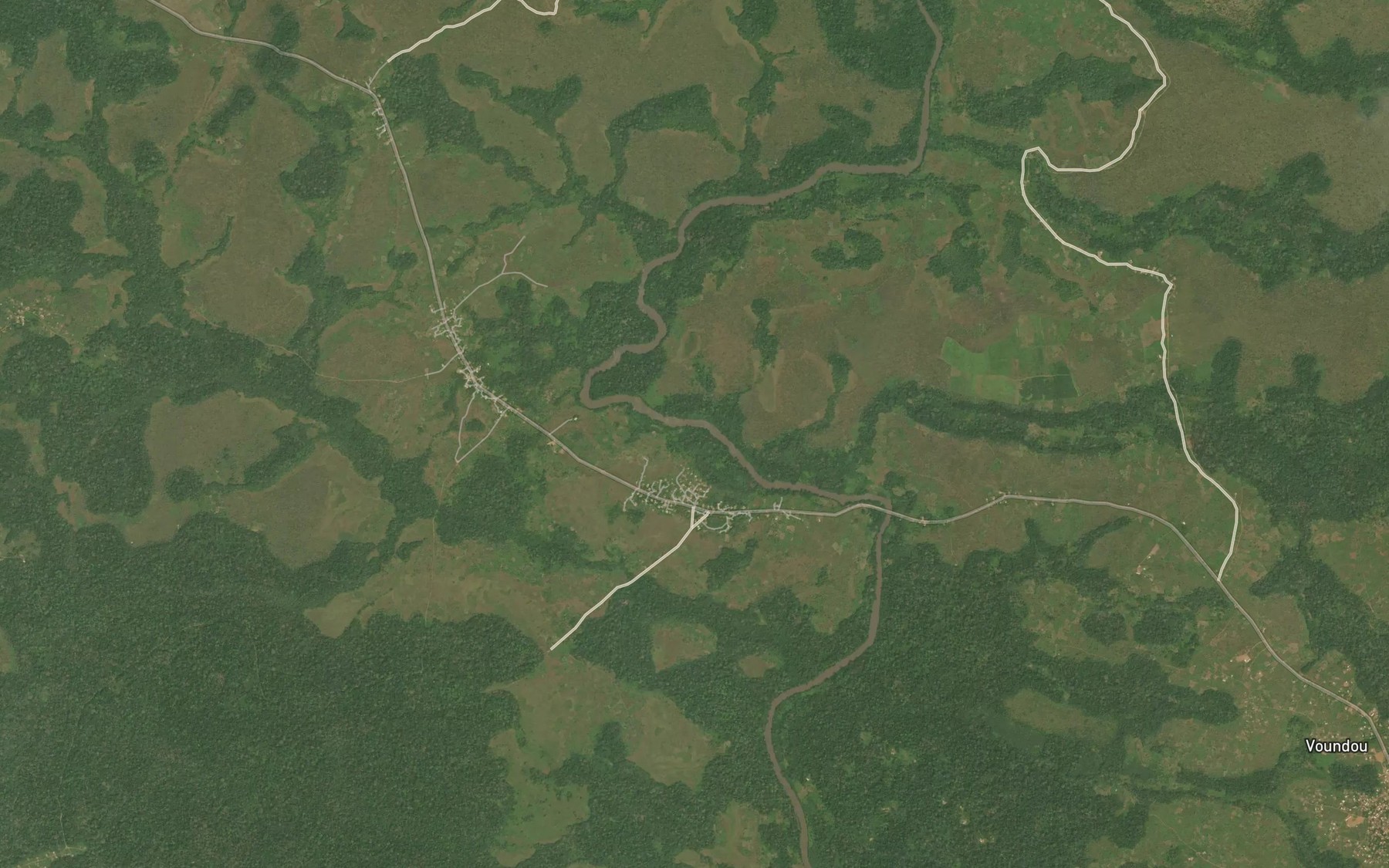 Satellite map of the Rapide Tadjouma