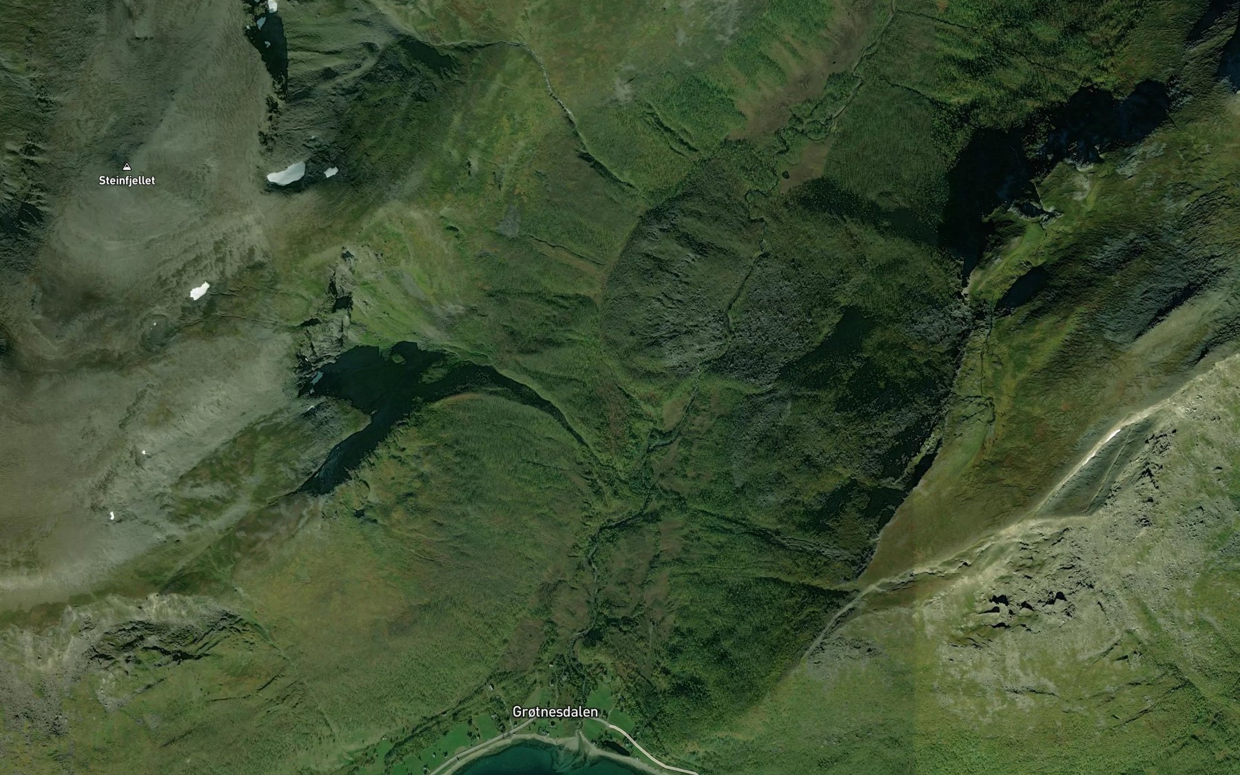 Satellite map of the Urelva