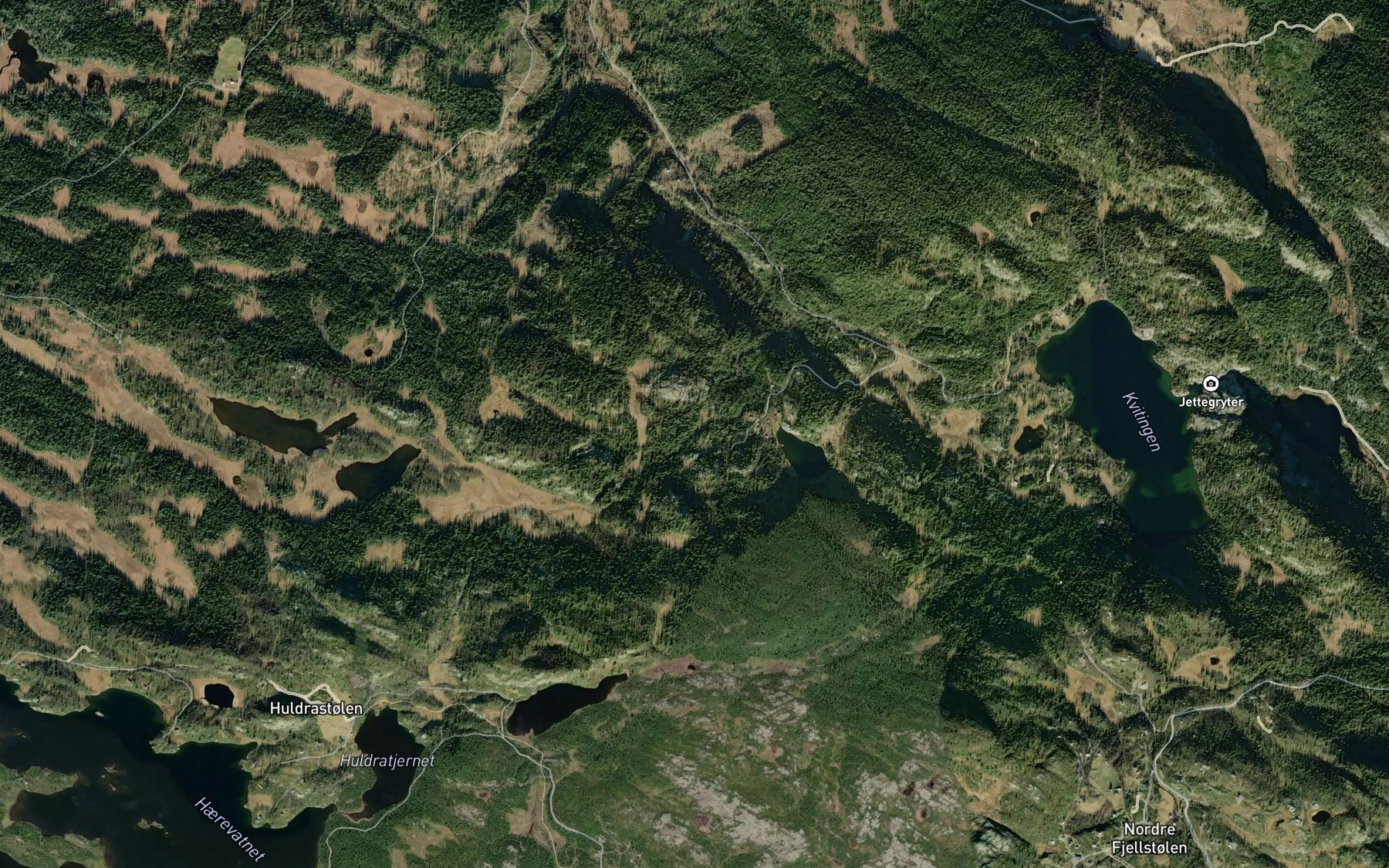 Satellite map of the Diserudbekken