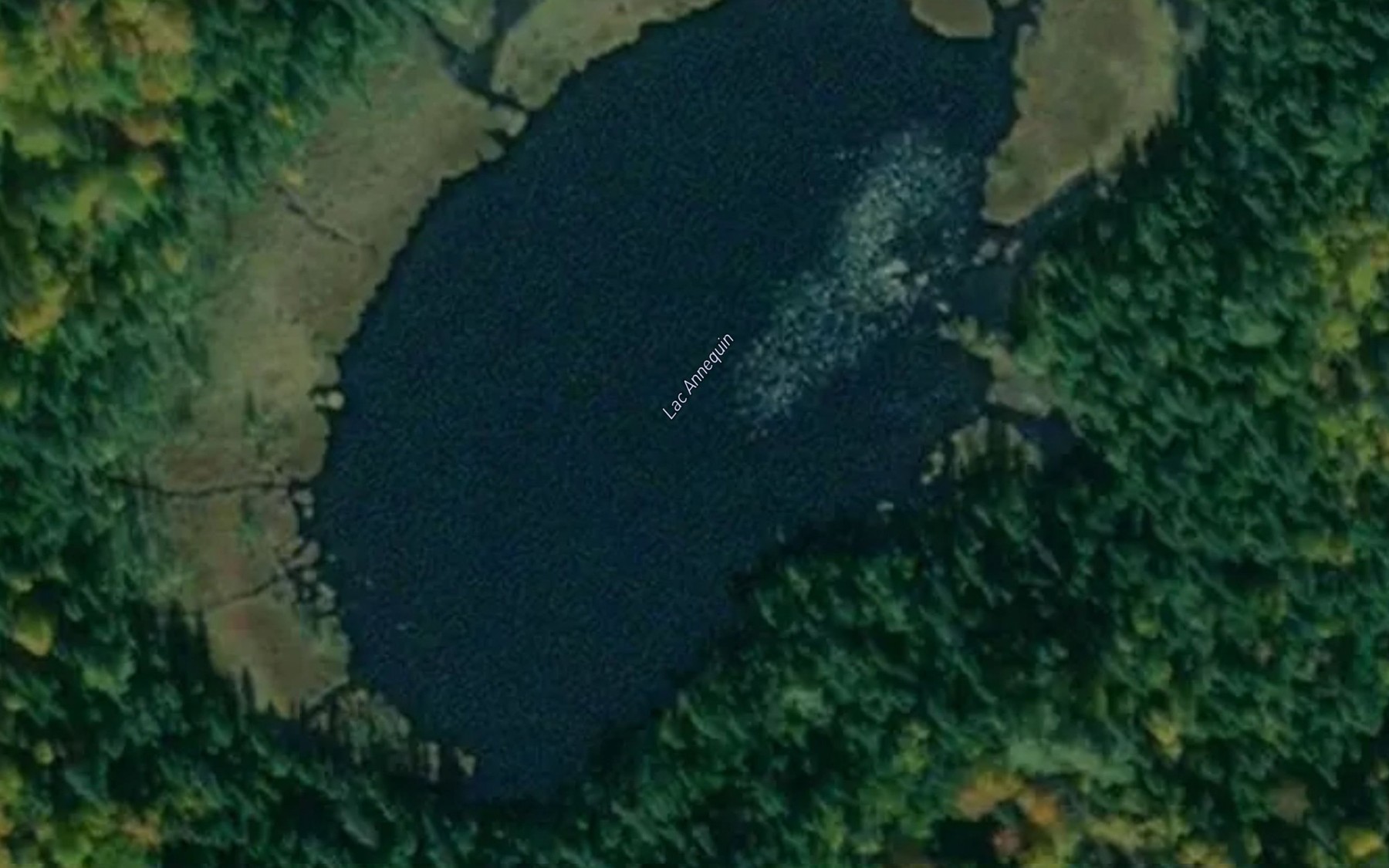 Satellite map of the Lac Annequin