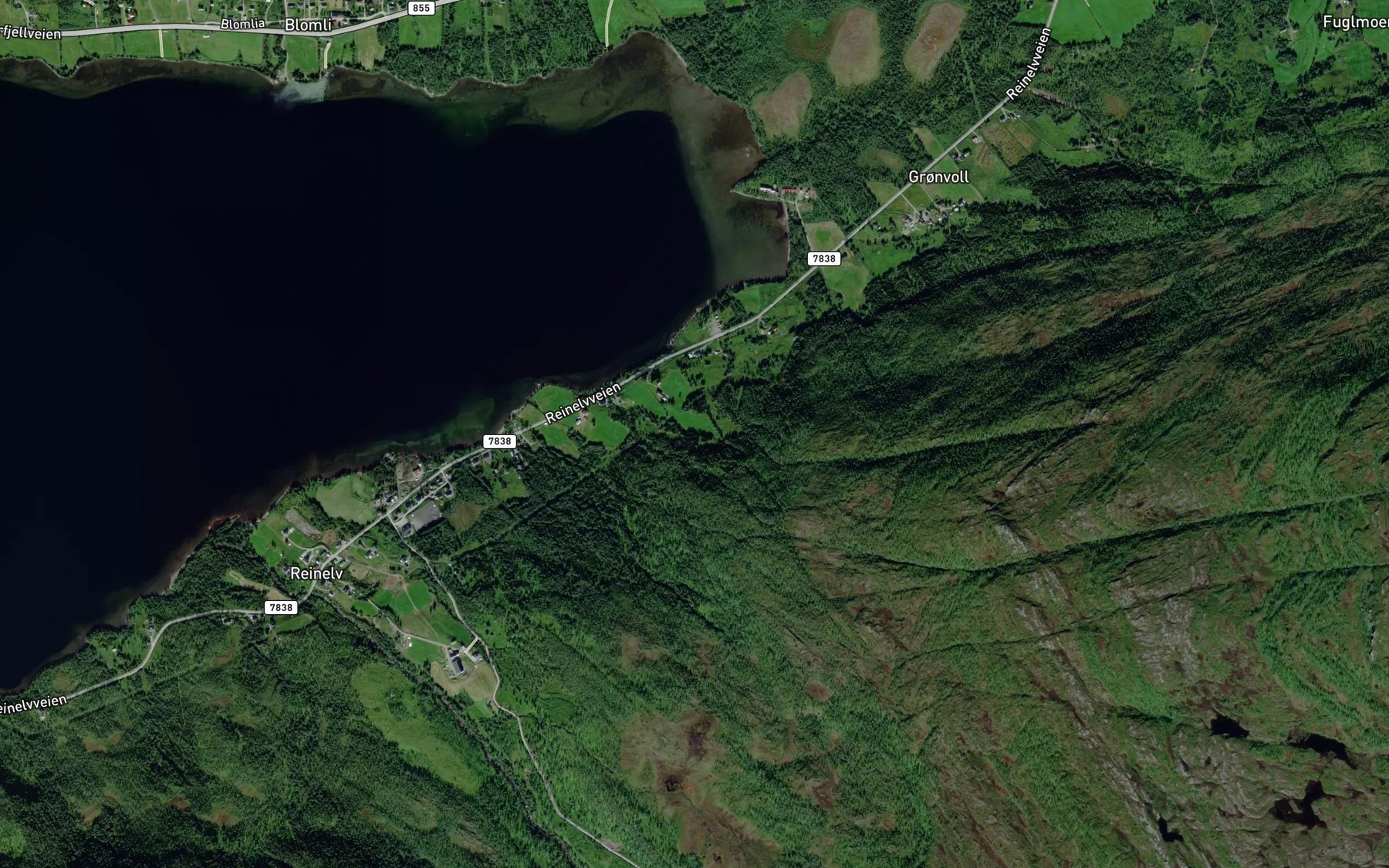 Satellite map of the Vasslausbekken
