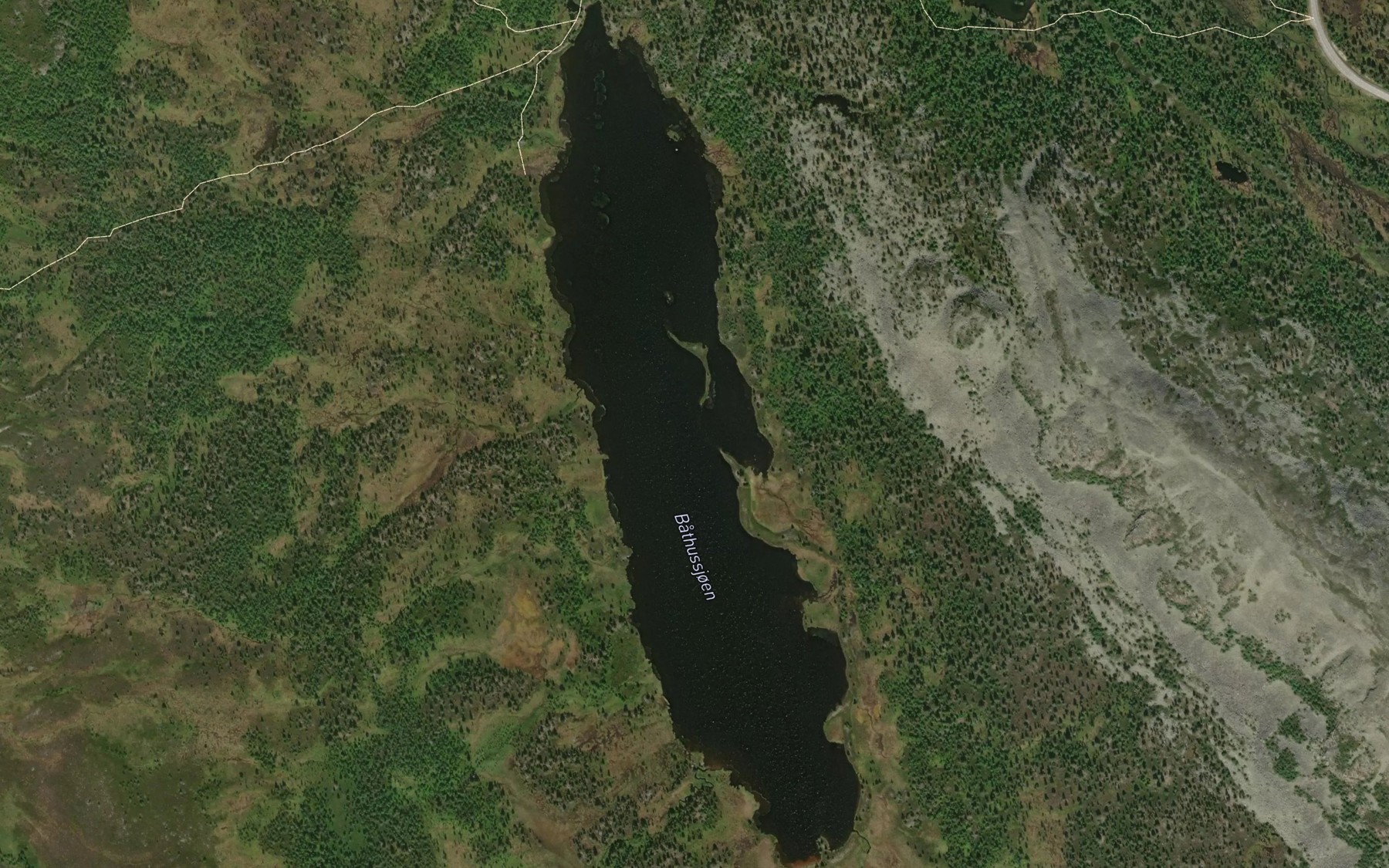 Satellite map of the Bathussjoen