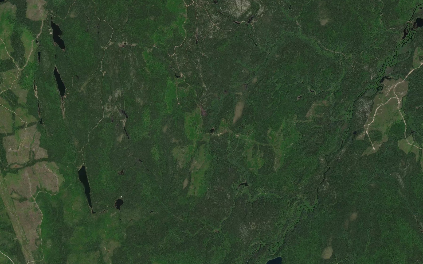 Satellite map of the Lac des Tetards