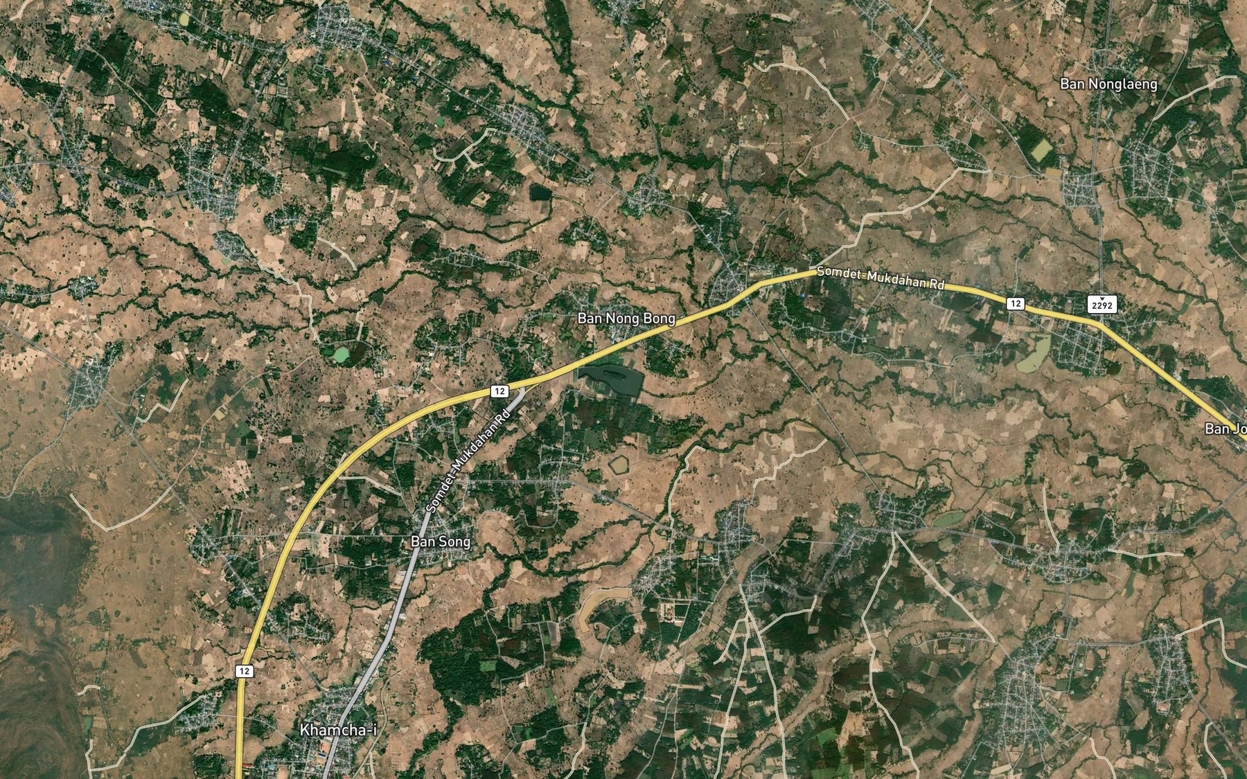Satellite map of the Nong Bong