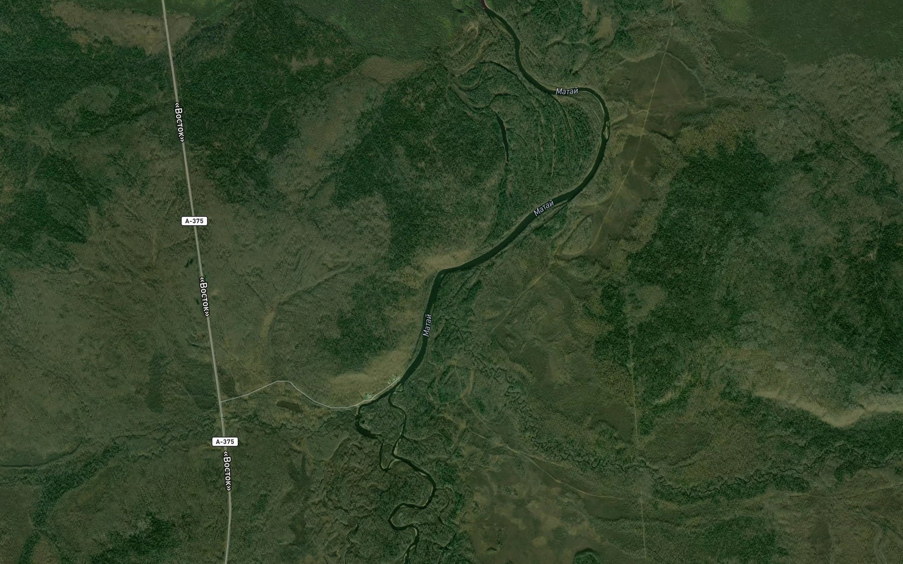 Satellite map of the Khasami
