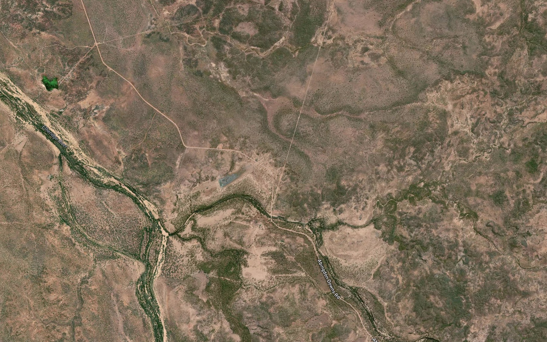 Satellite map of the Pidgeon Spring