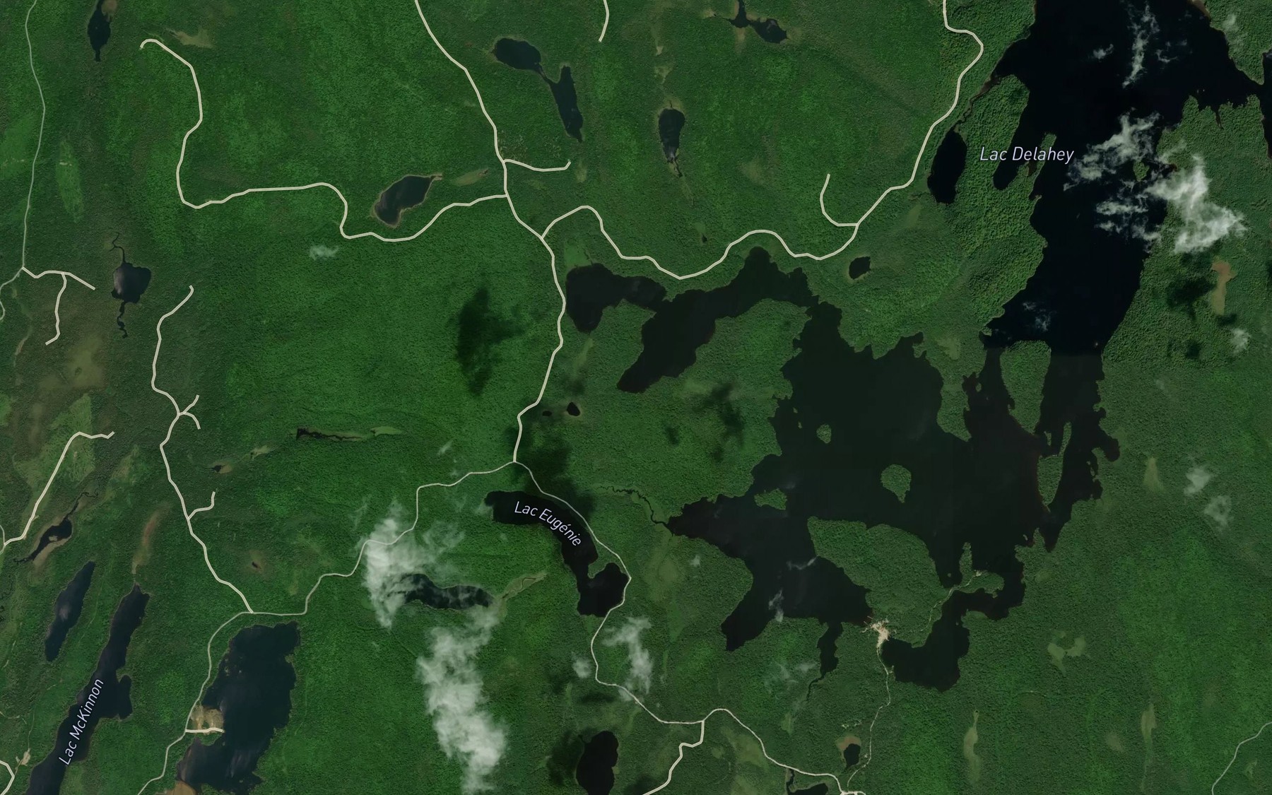 Satellite map of the Baie de Foin