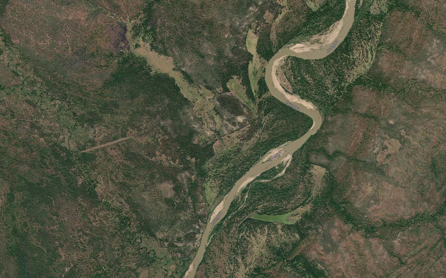 Satellite map of the Champandi