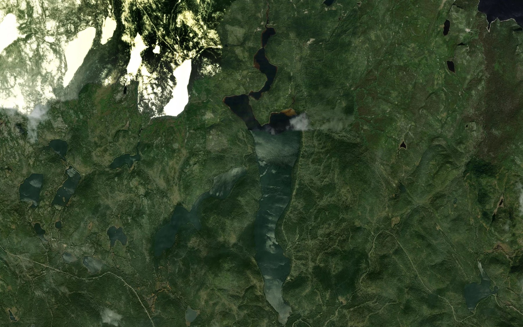 Satellite map of the Lac de la Grande Epinette