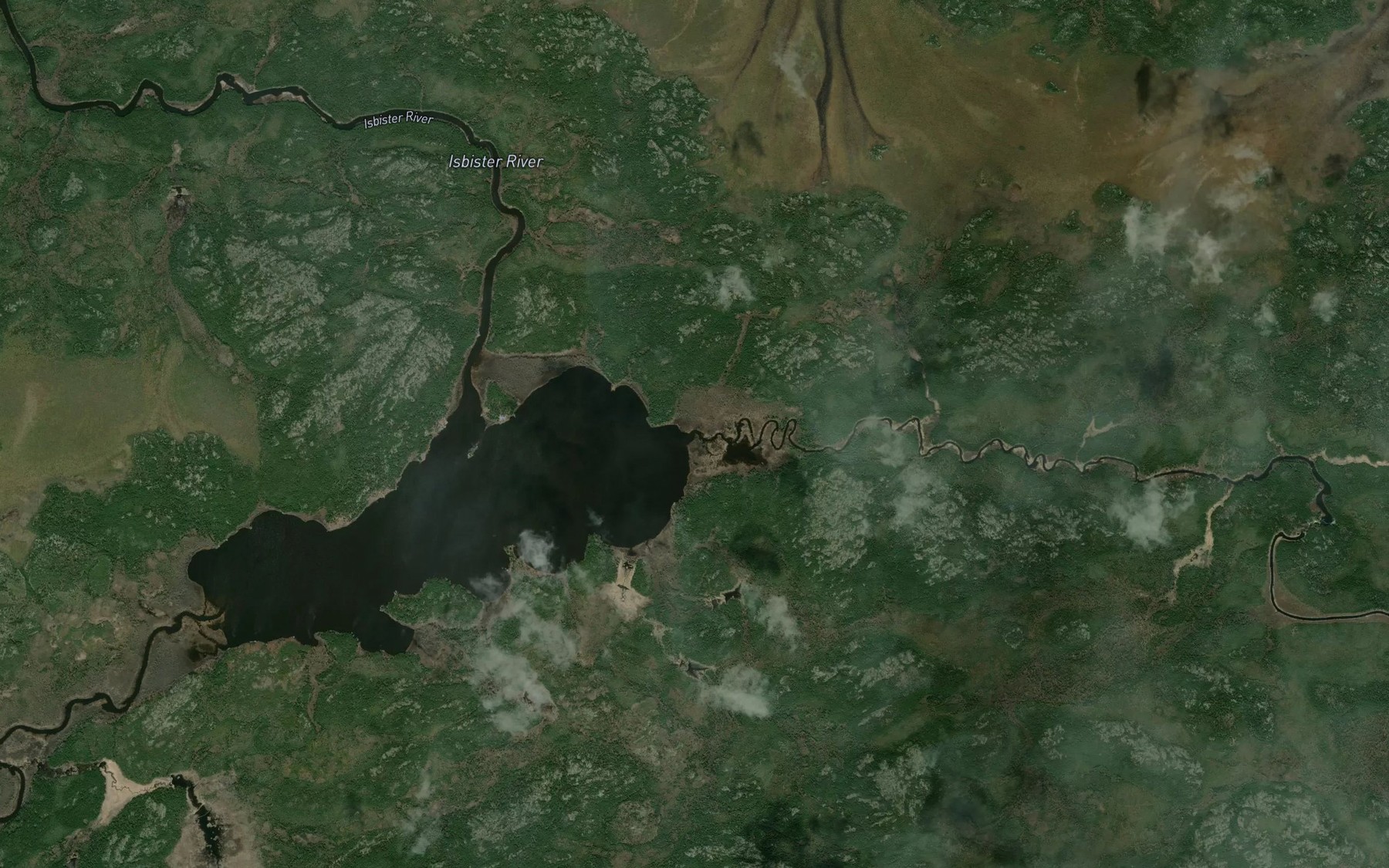 Satellite map of the Hyndman Creek