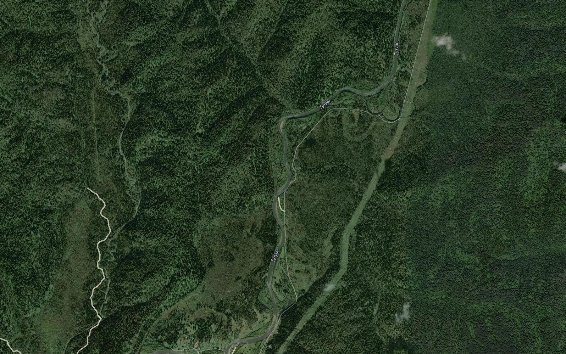 Satellite map of the Myzy