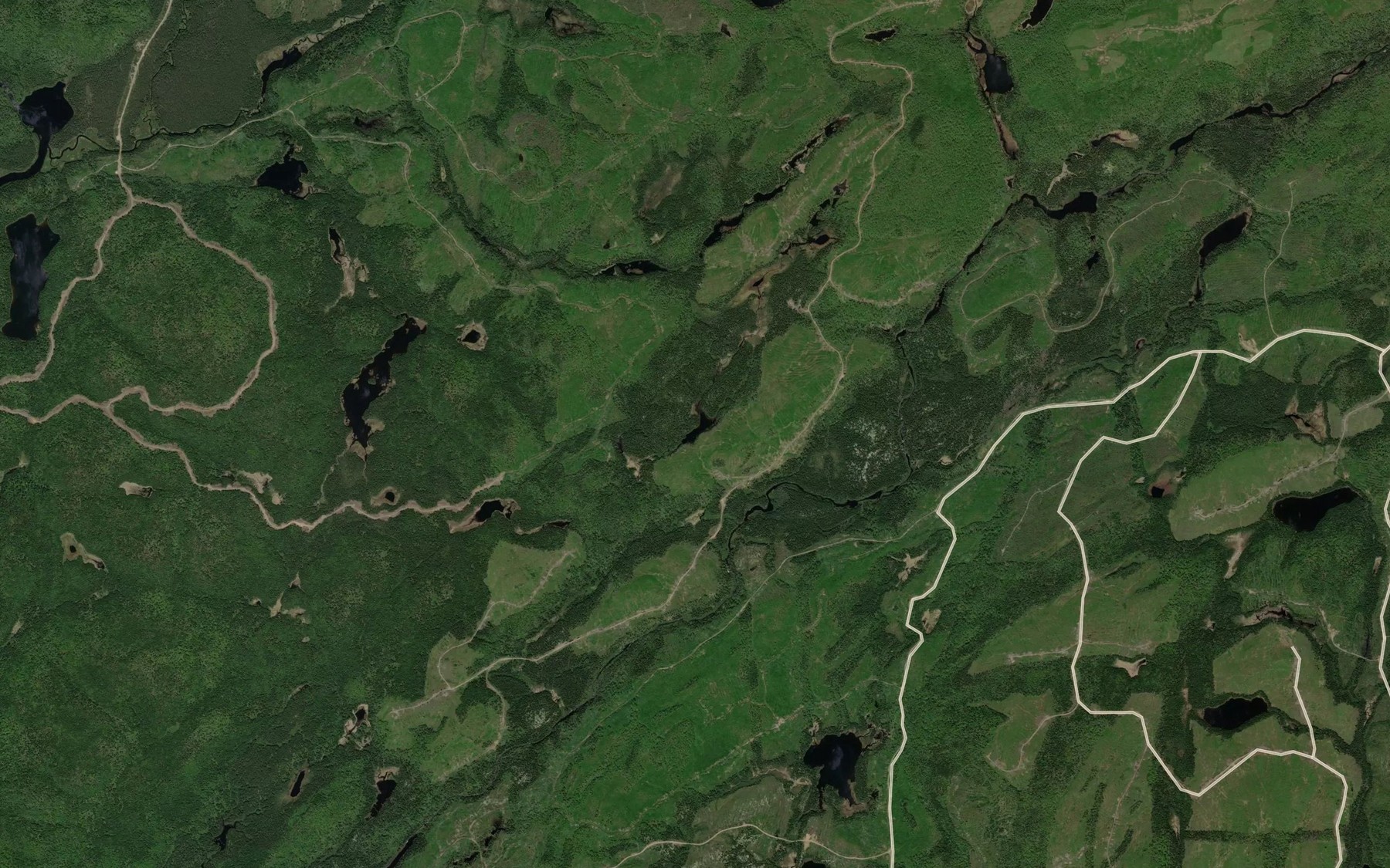 Satellite map of the Lac France