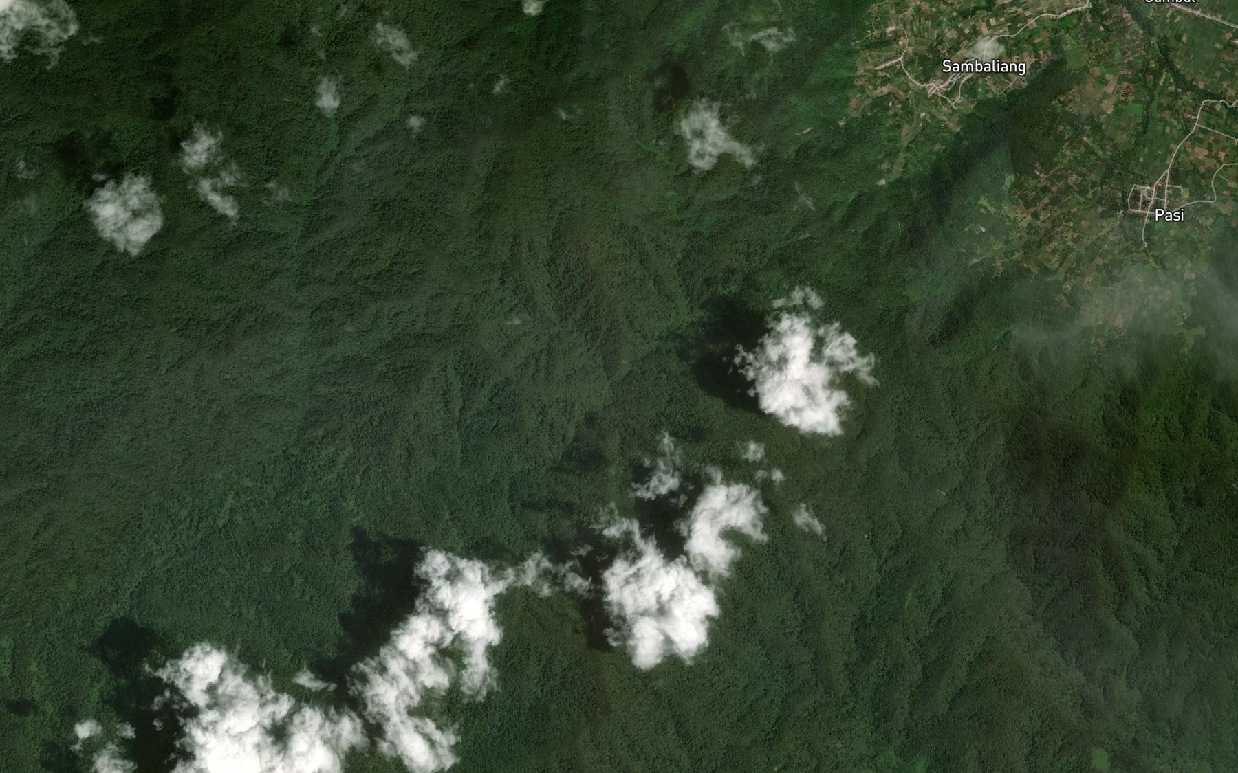 Satellite map of the Lae Kungker