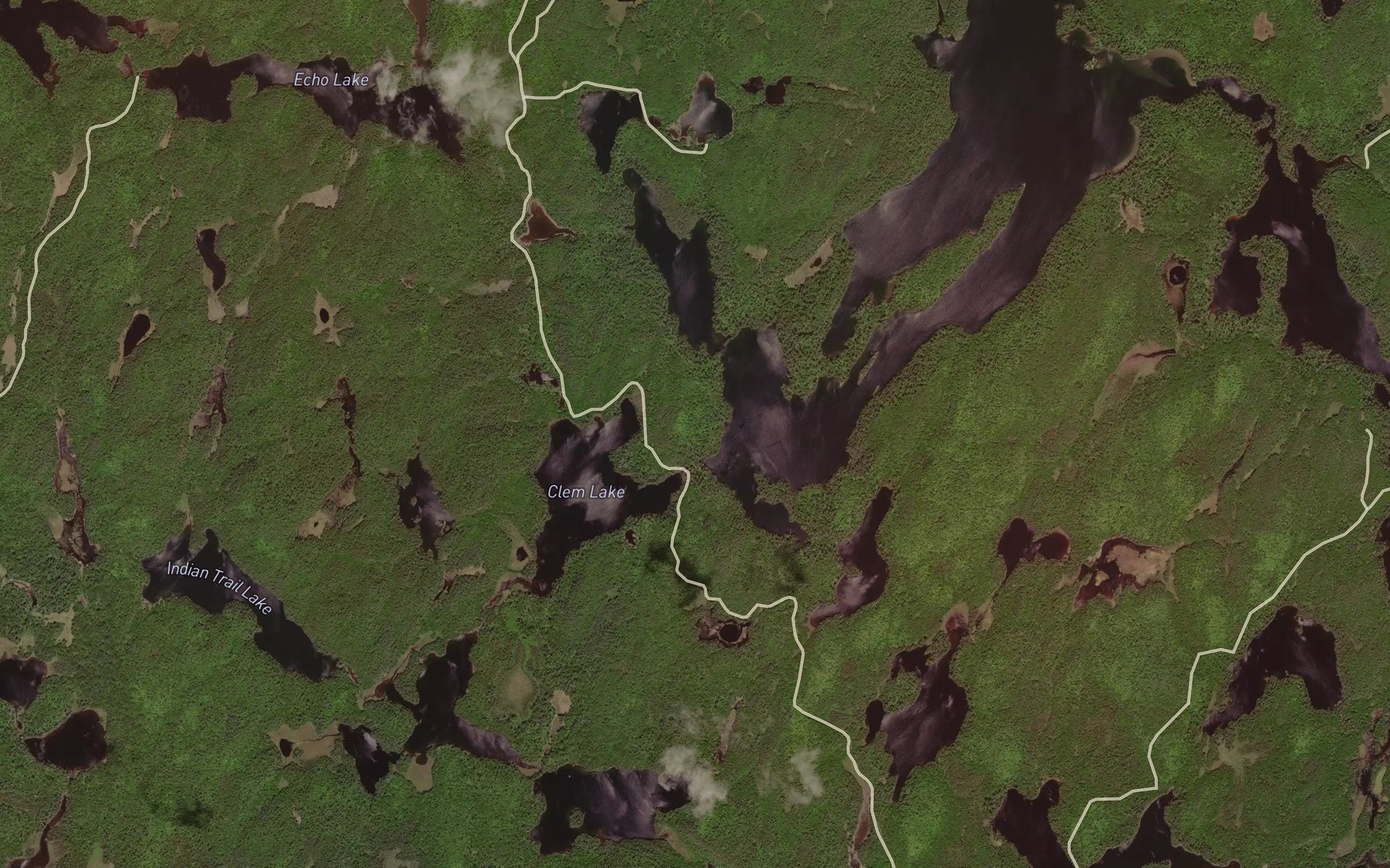 Satellite map of the Baie Jeanne
