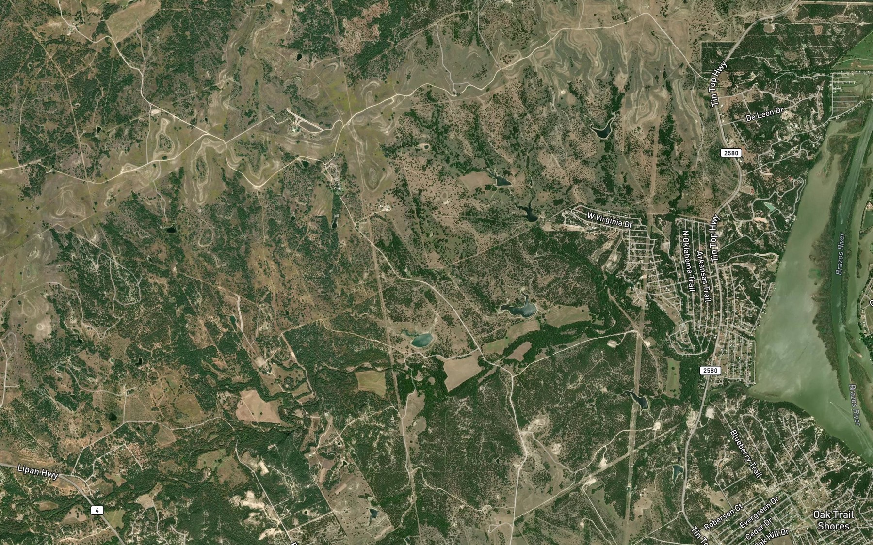 Satellite map of the Black Lake Number 3