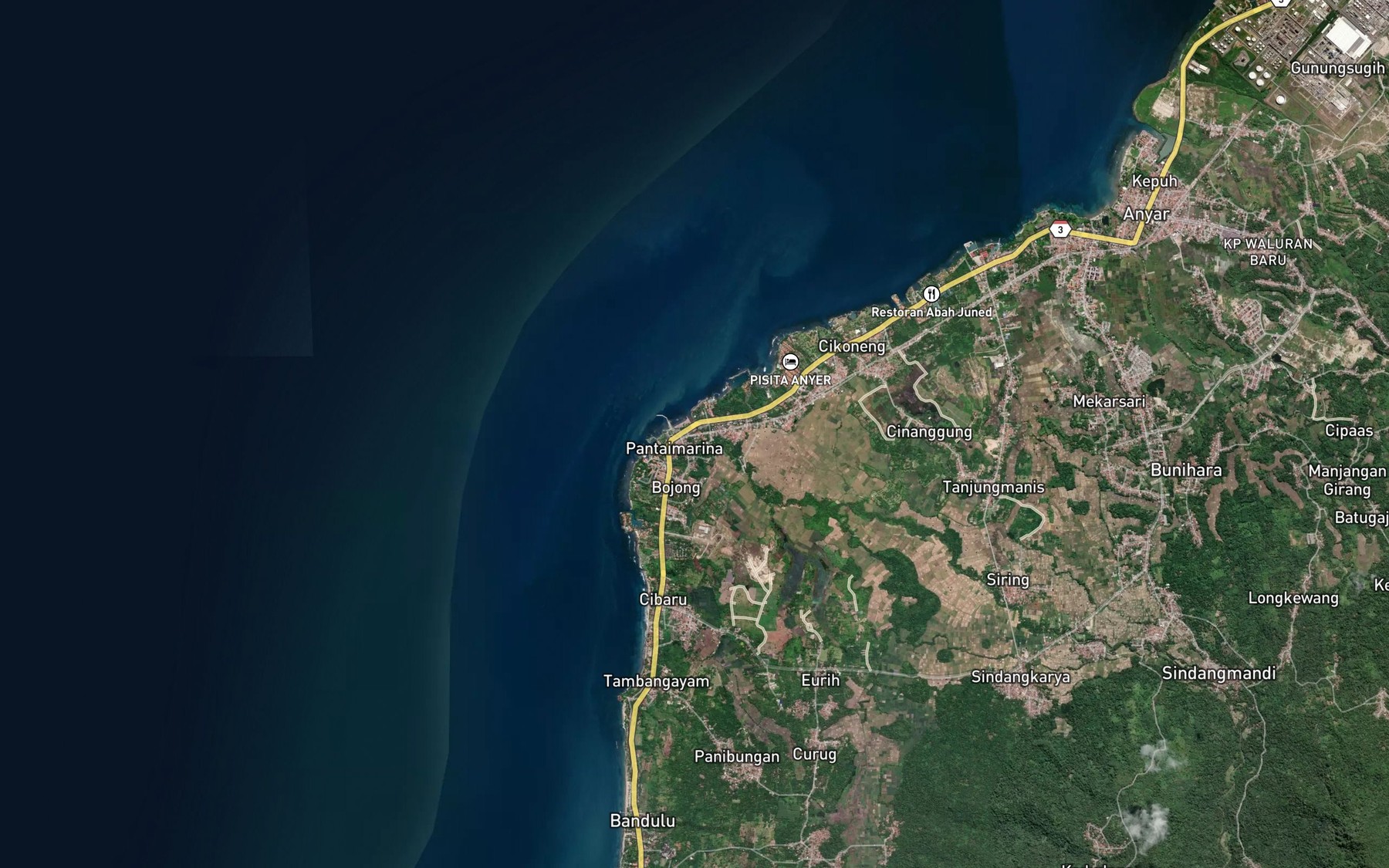 Satellite map of the Ci Koneng
