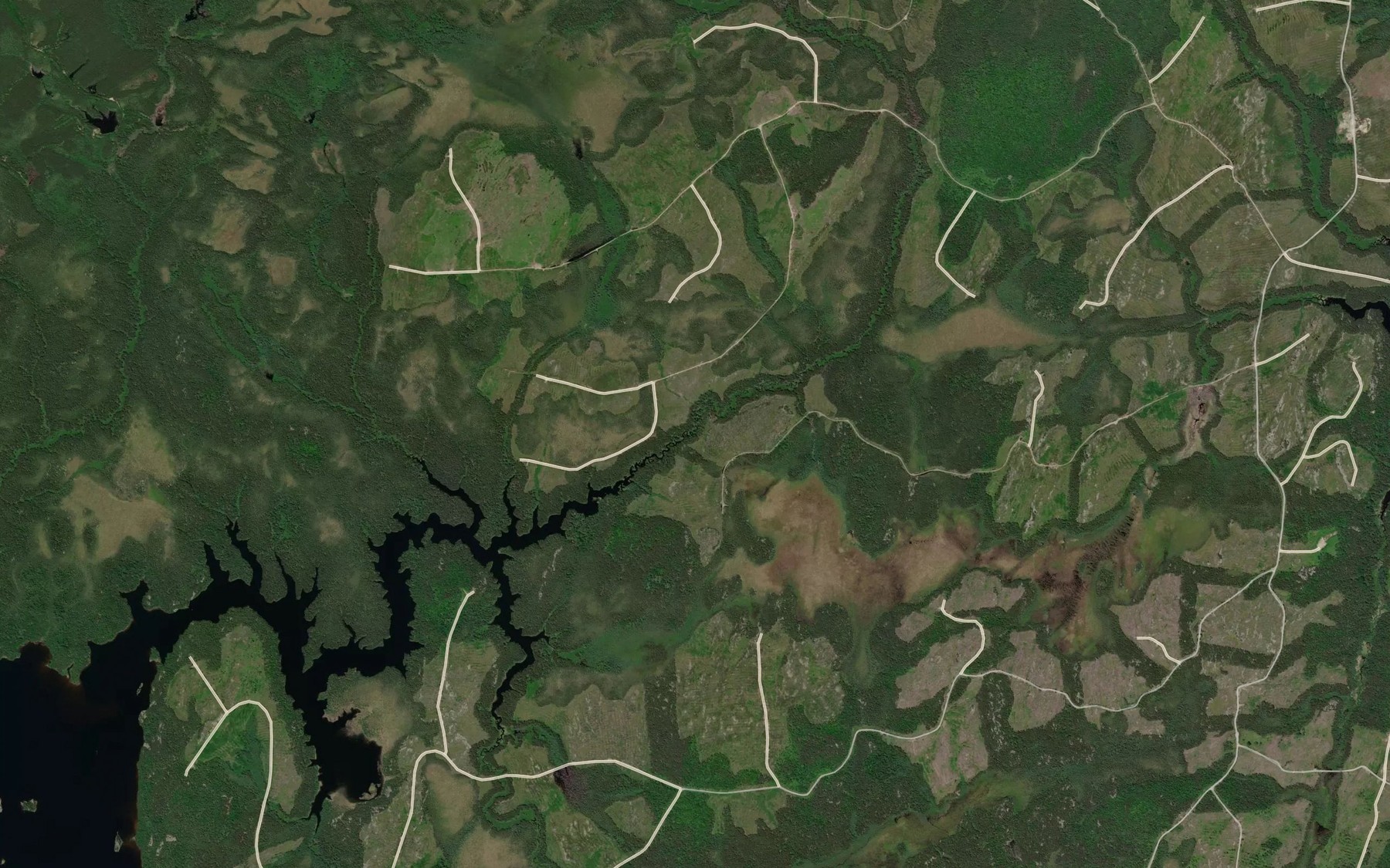 Satellite map of the Ruisseau Boston