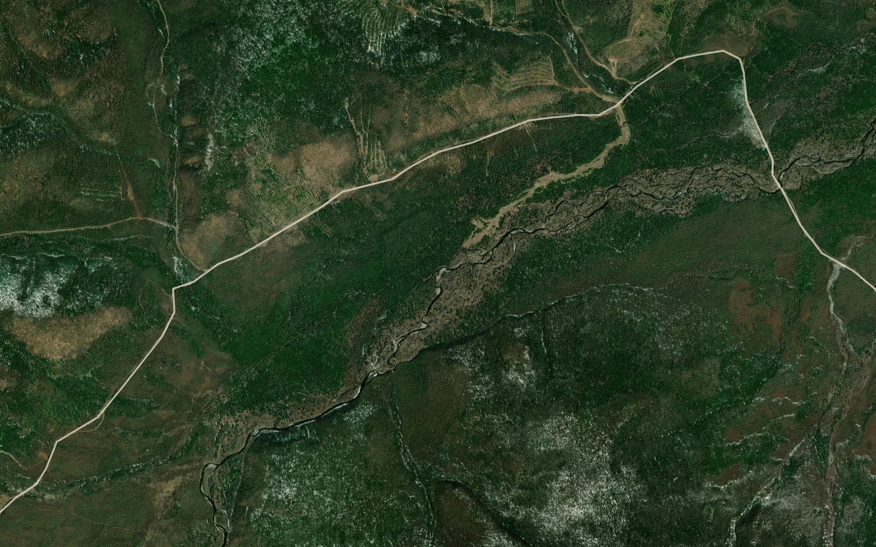 Satellite map of the Sibokh