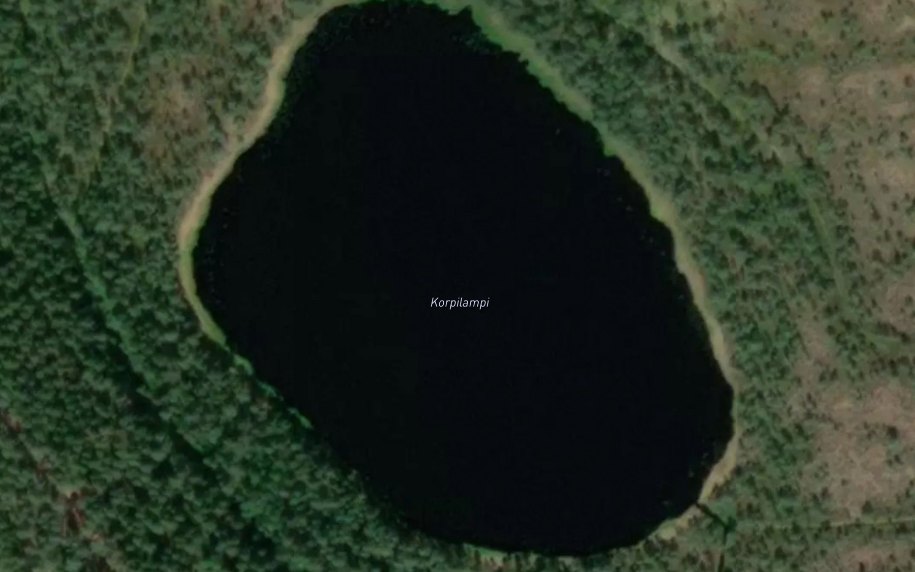 Satellite map of the Korpilampi