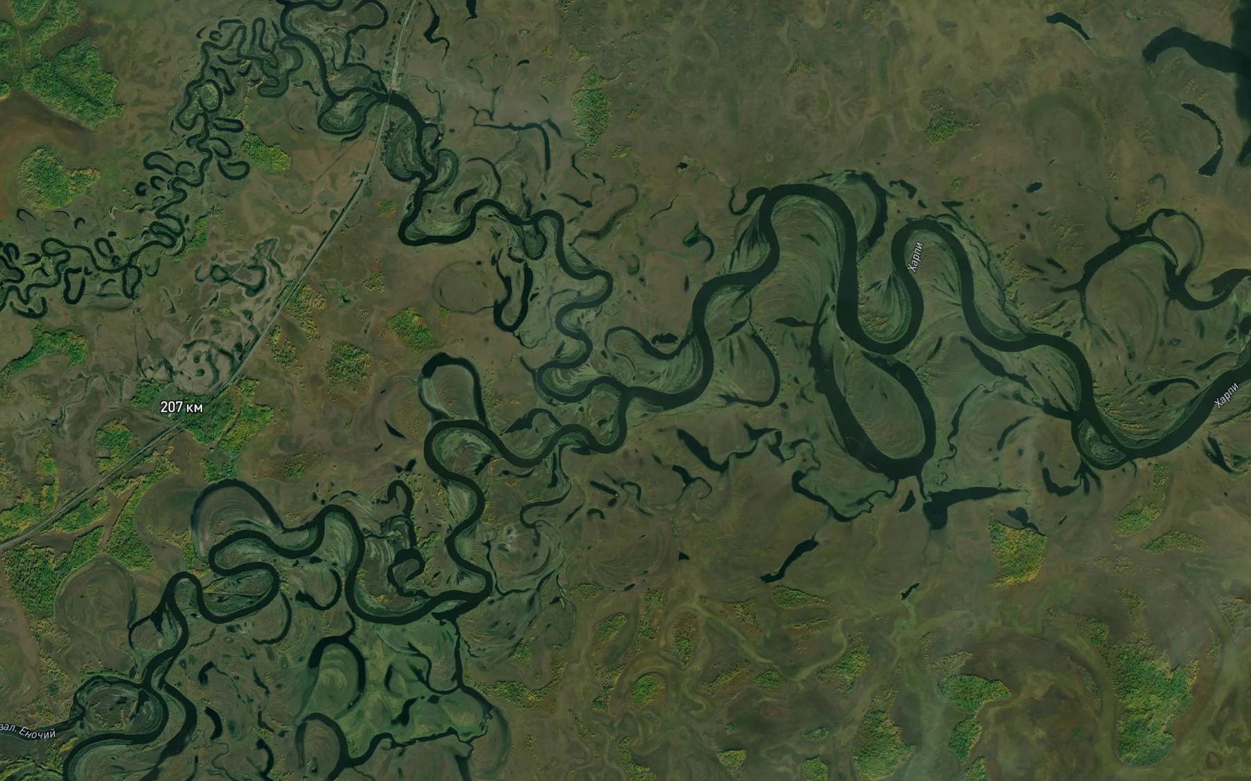 Satellite map of the Al'kan